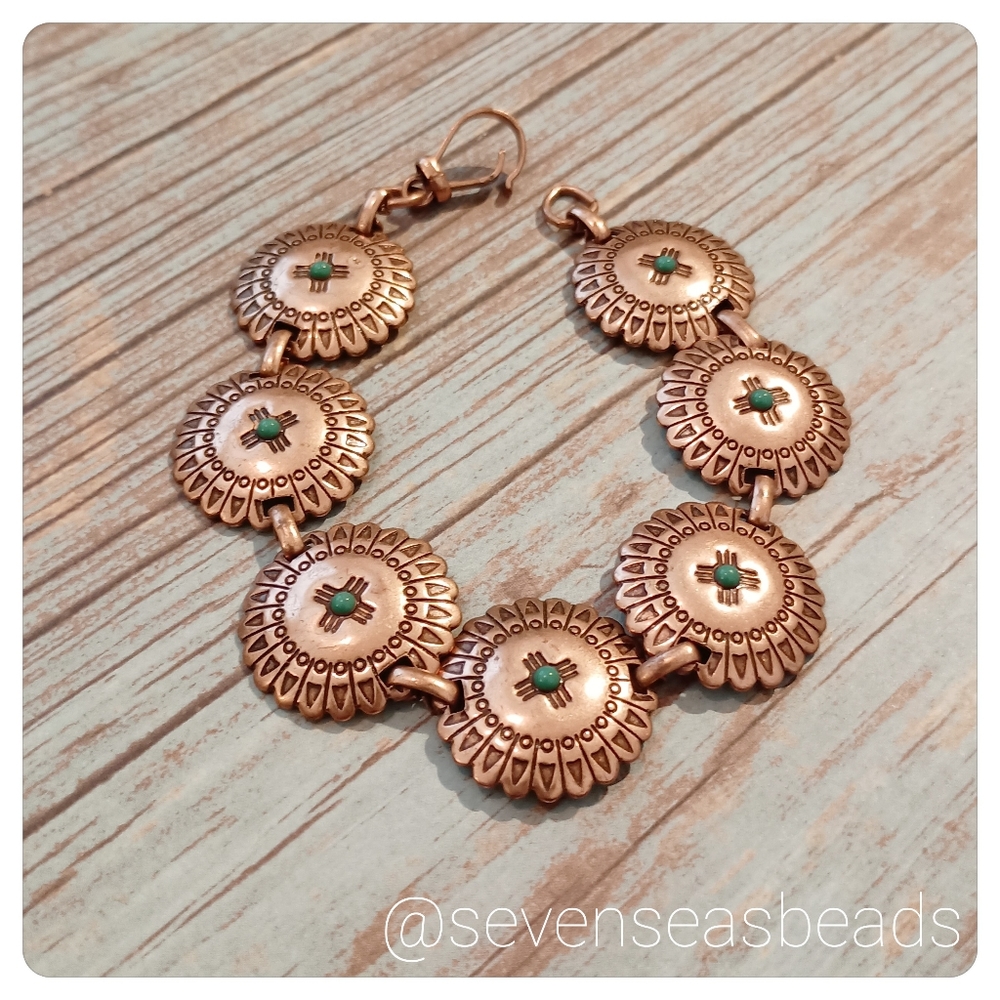 💘Copper Navajo Link Bracelet